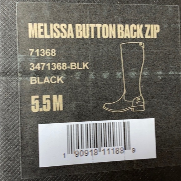 Frye Melissa black button back zip boots 5.5 - Picture 6 of 6